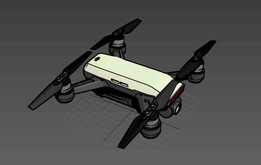 DJI Spark 3Dģ�ͱ���1:1