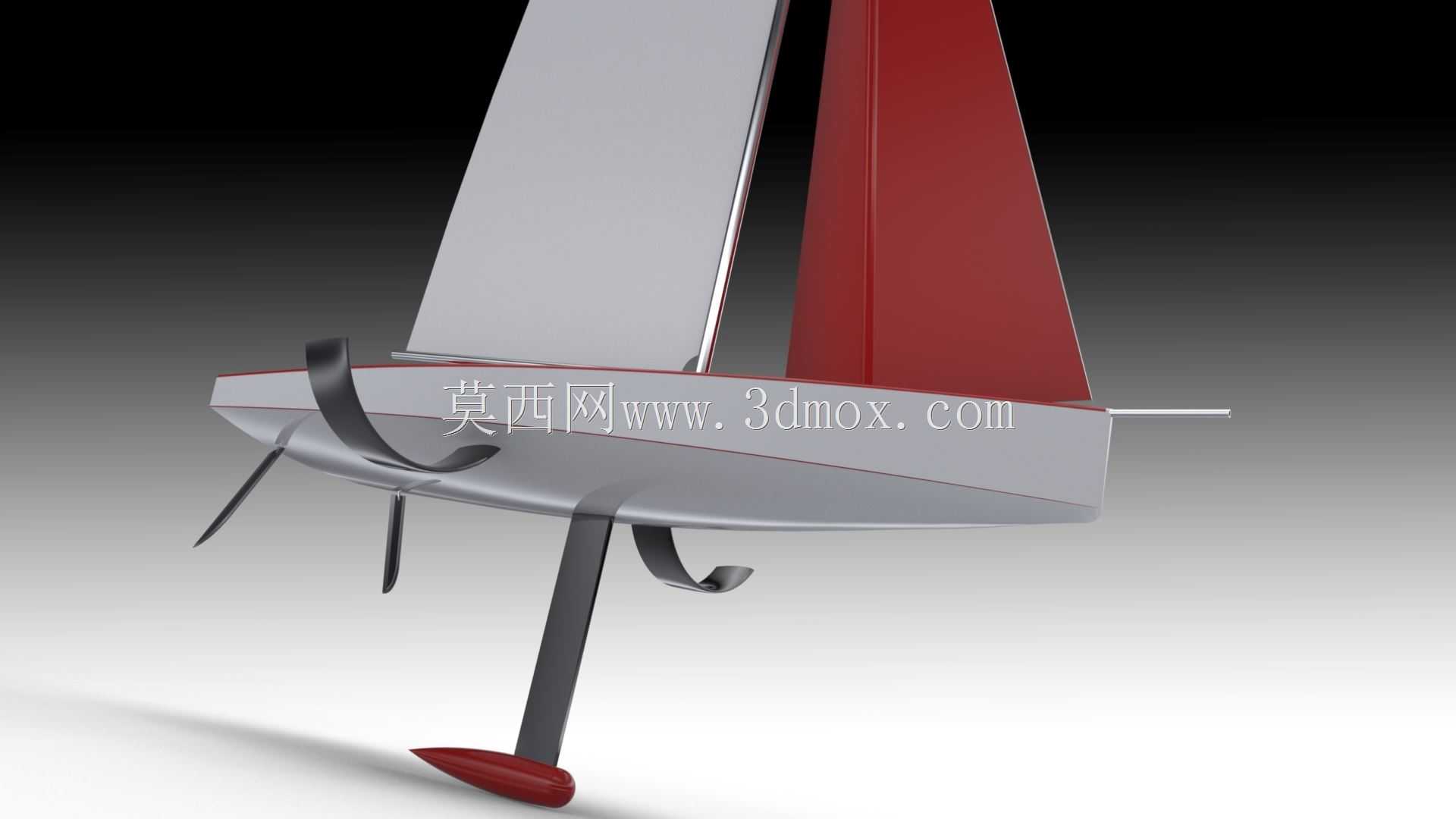40级RC帆船-比例尺1:18