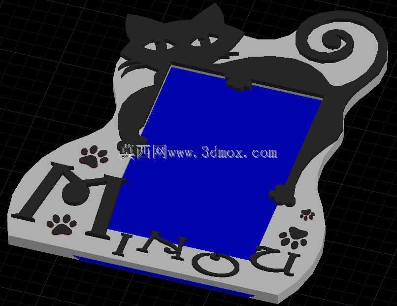我可爱的猫相框