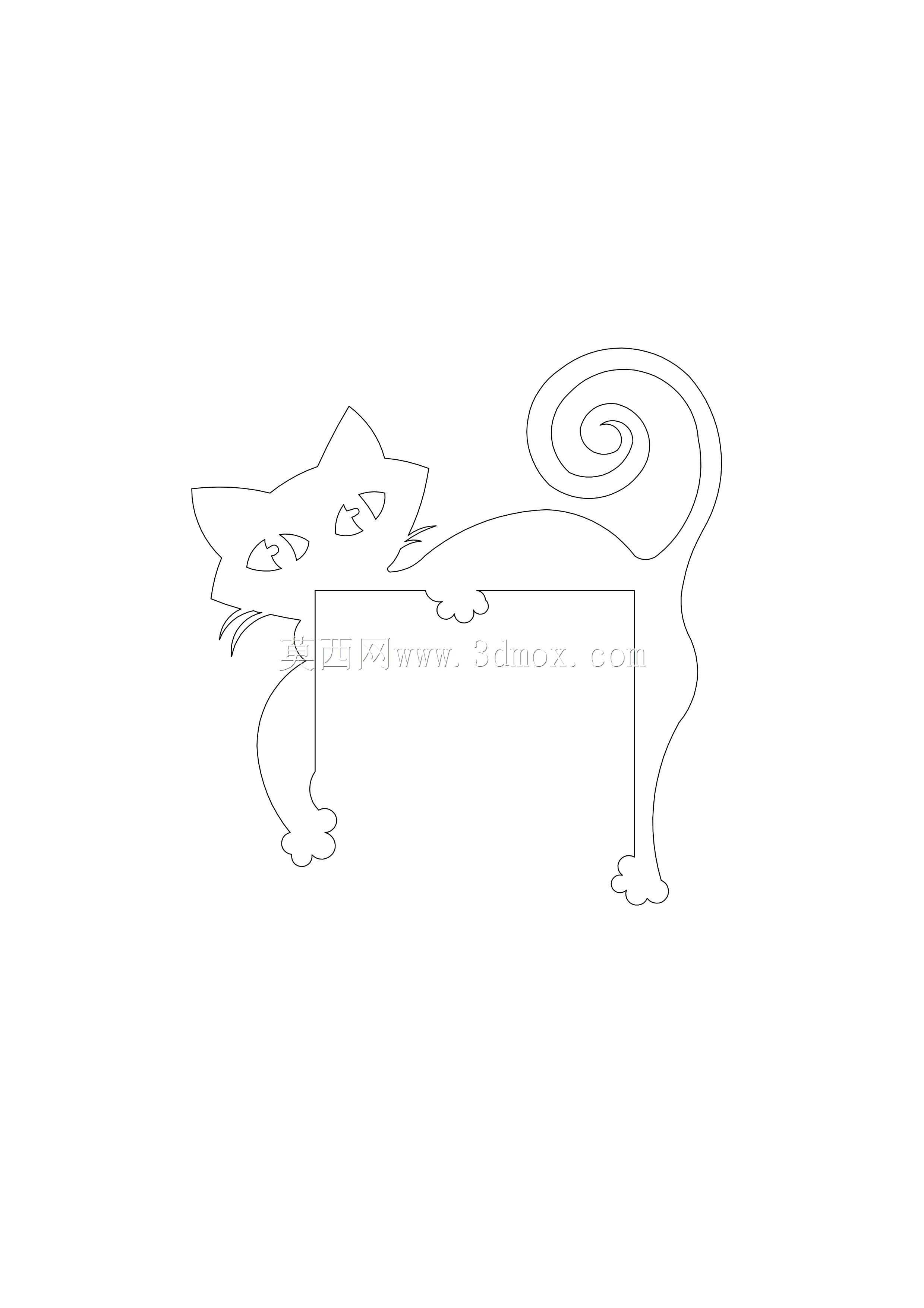 我可爱的猫相框