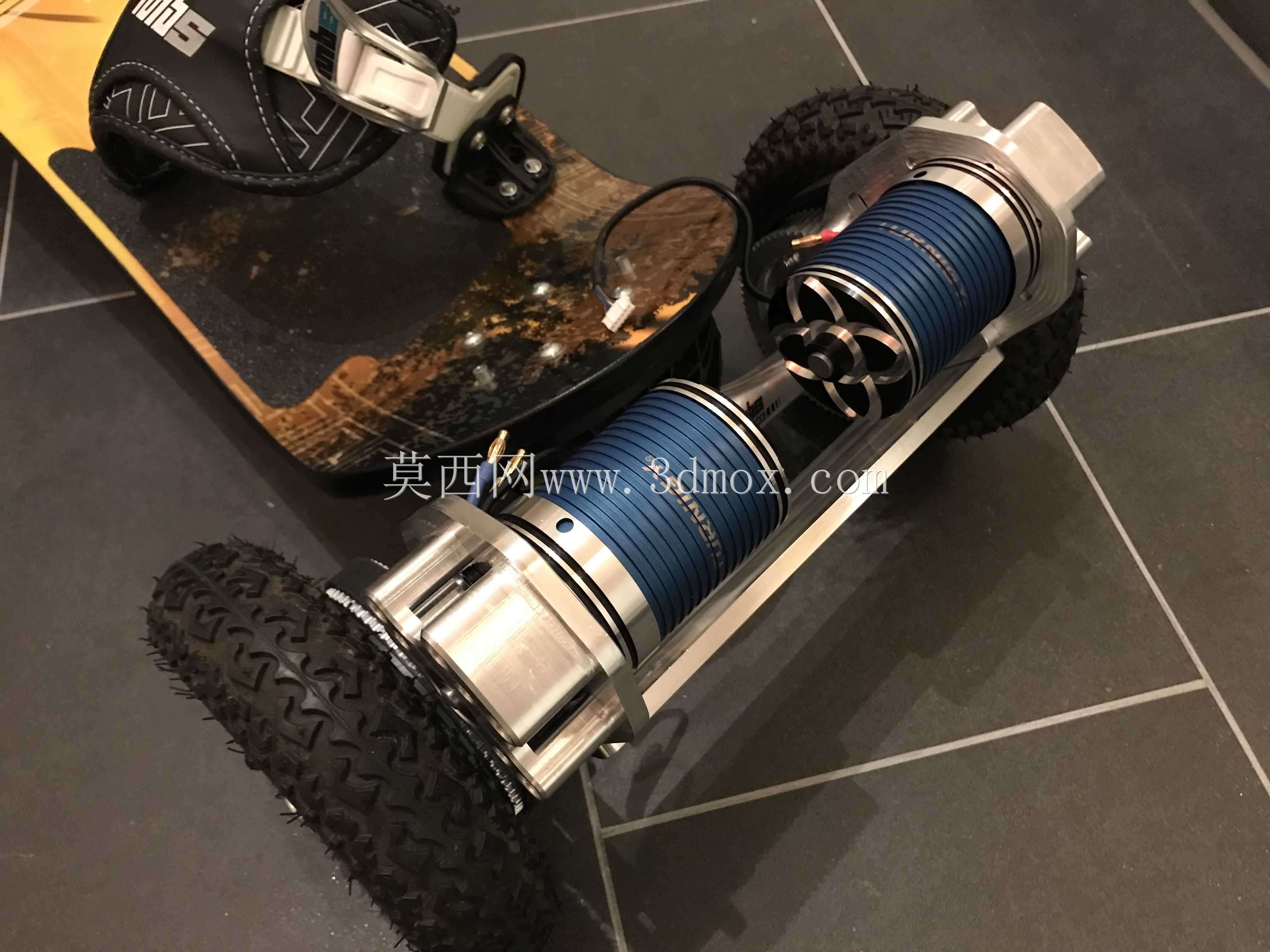 双电机安装,用于E-Mountainboards MBS Matrix I