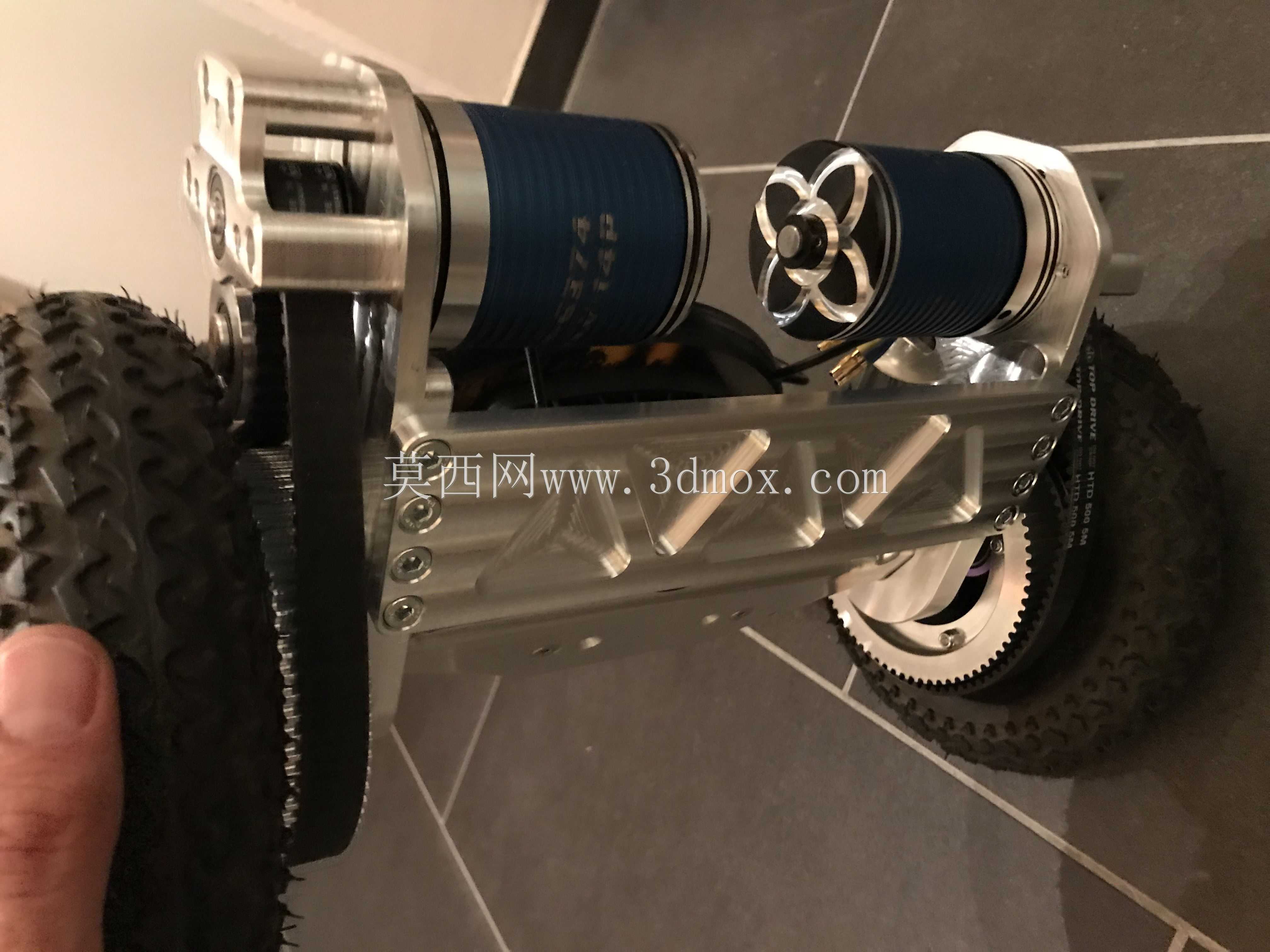 双电机安装,用于E-Mountainboards MBS Matrix I
