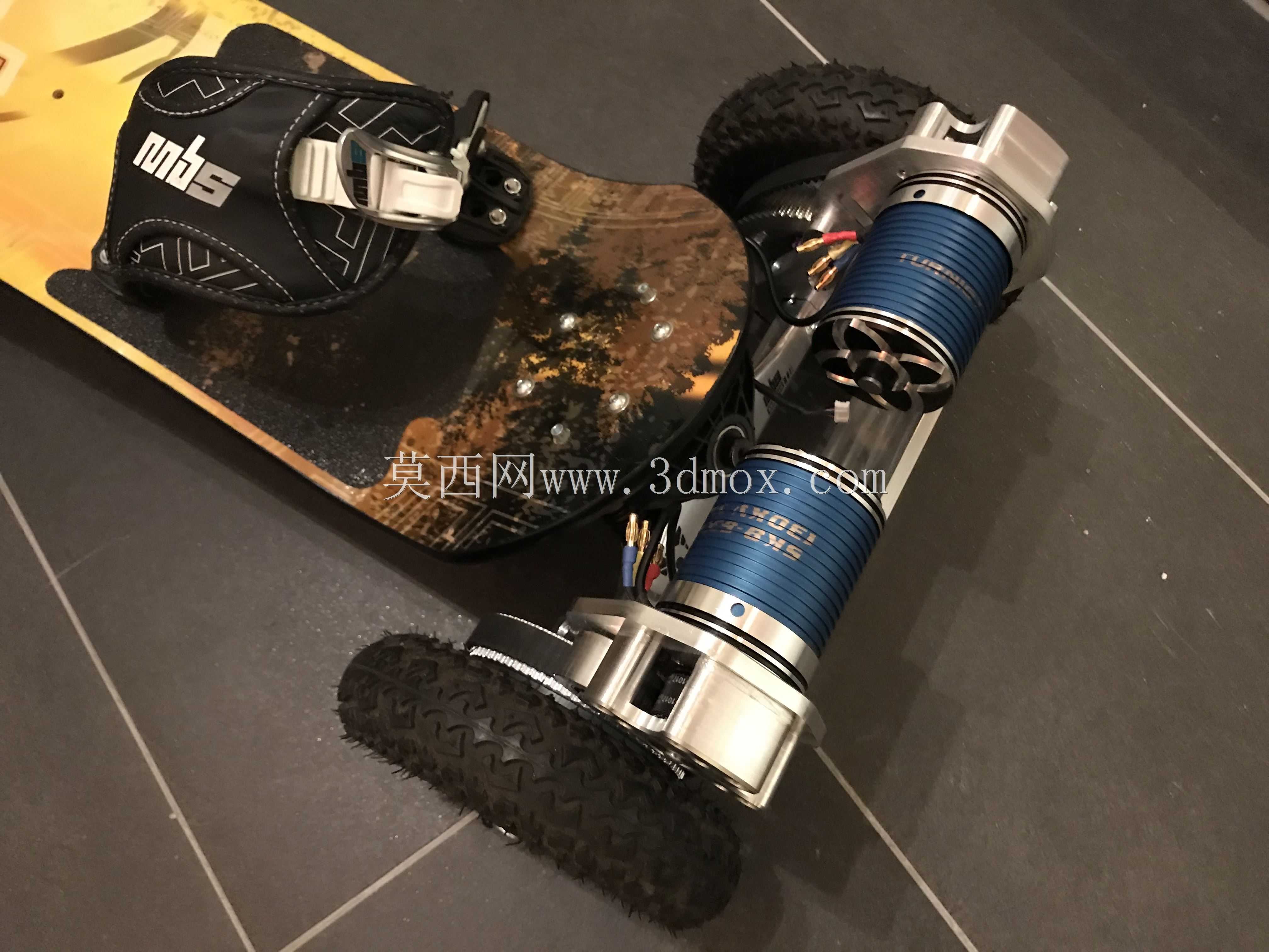 双电机安装,用于E-Mountainboards MBS Matrix I