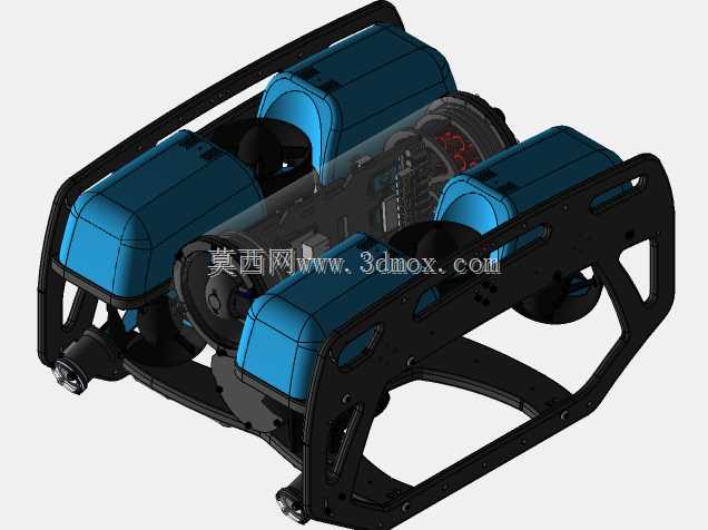 BlueROV2标准型水下遥控潜器结构设计