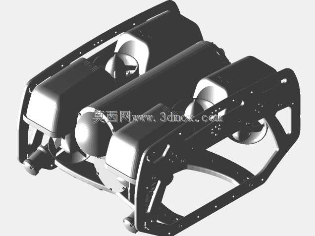 BlueROV2标准型水下遥控潜器结构设计