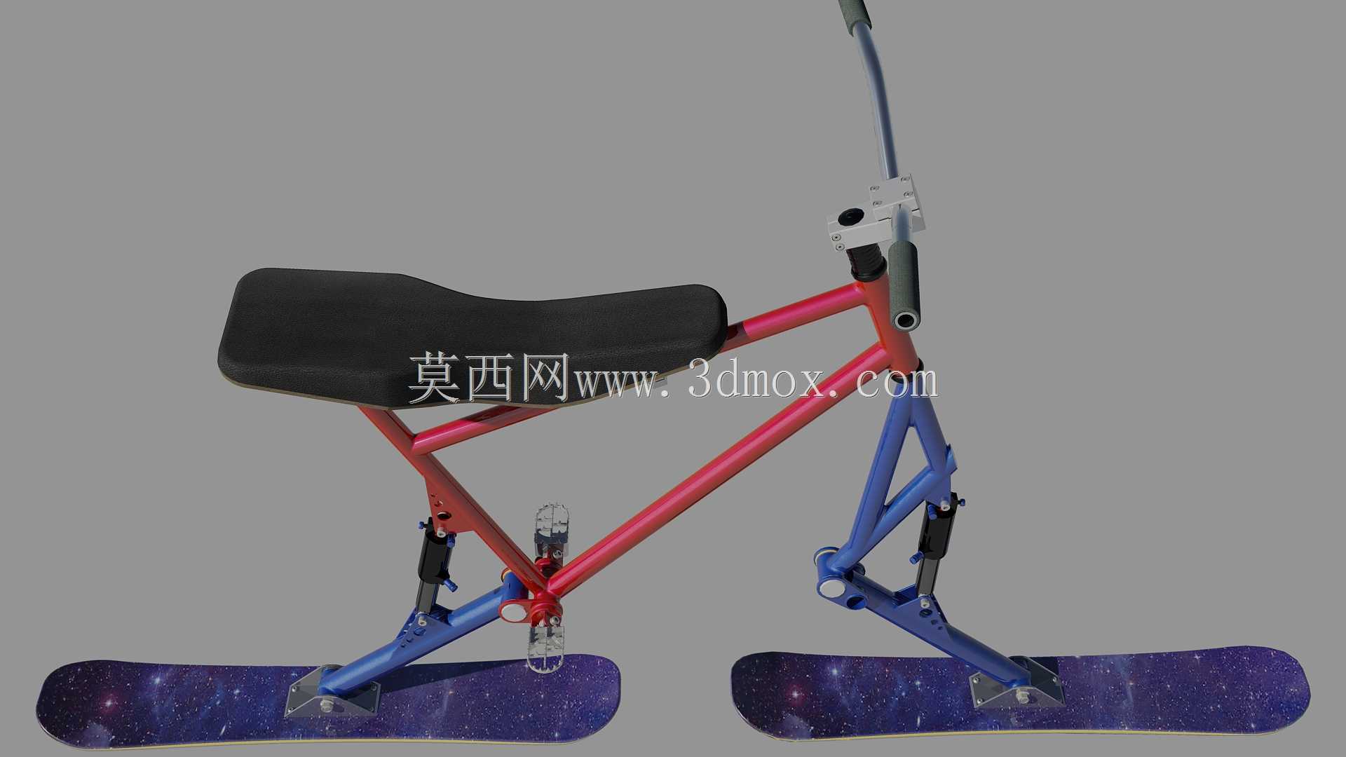 全悬挂滑雪车