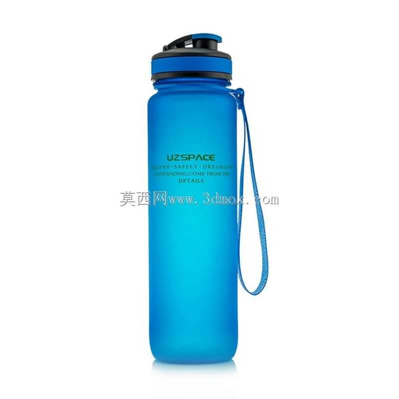UZSPACE塑料运动水瓶(1000ml)TRITAN BPA无泄漏户外骑行