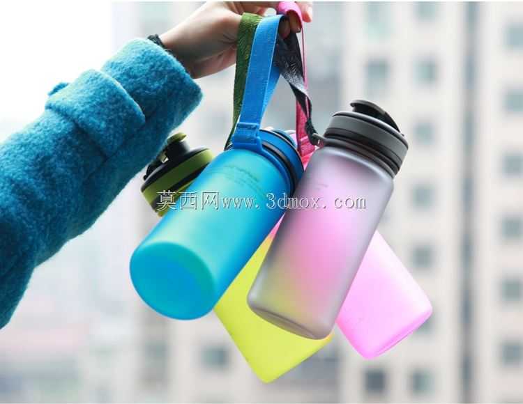 UZSPACE塑料运动水瓶(1000ml)TRITAN BPA无泄漏户外骑行