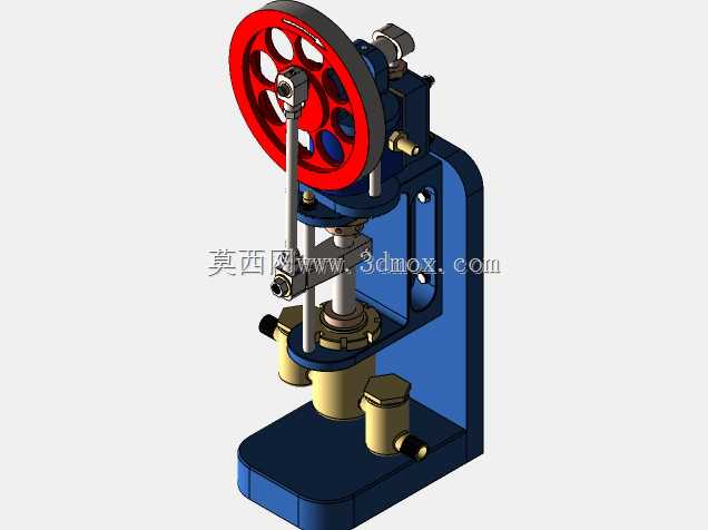 带沃克斯豪尔辅助泵的1缸立式蒸汽机