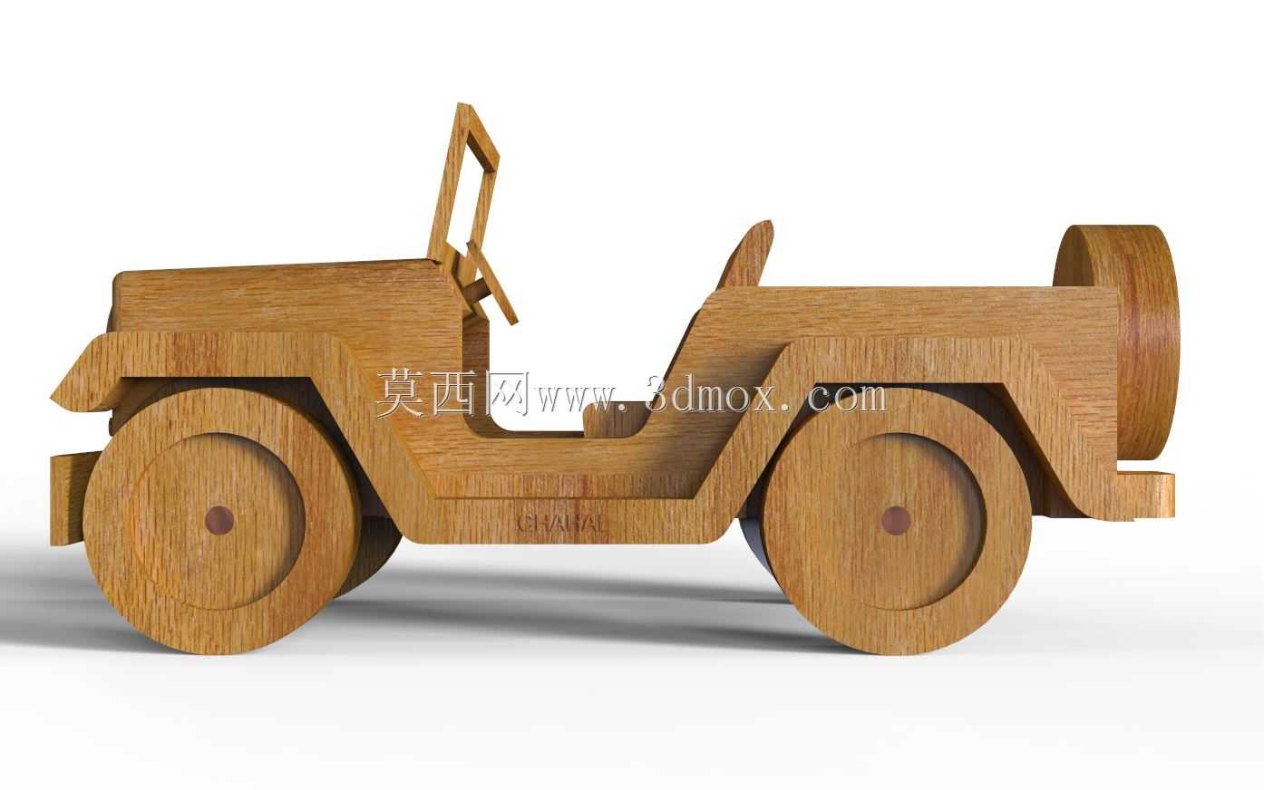 木制玩具吉普车