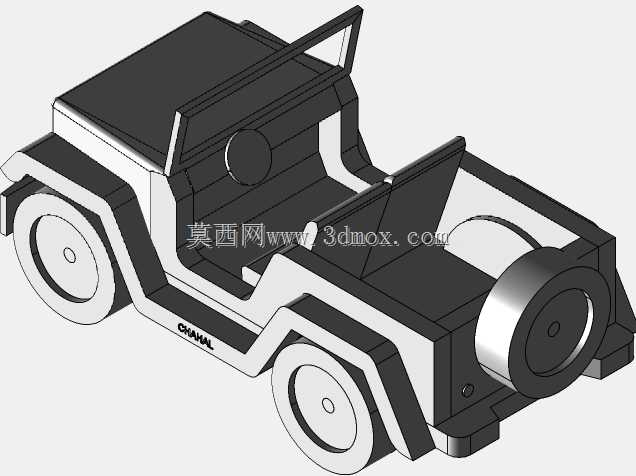 木制玩具吉普车