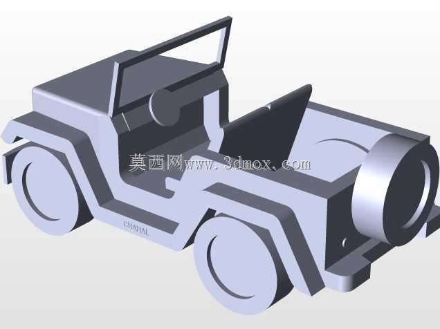 木制玩具吉普车