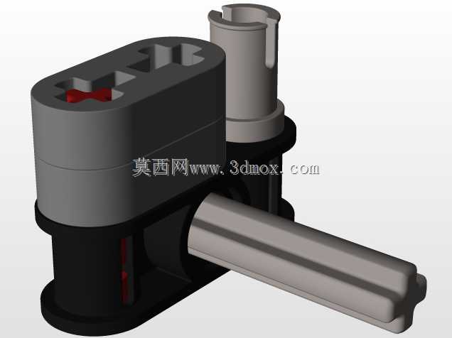 乐高技术#9390迷你拖车按键动画