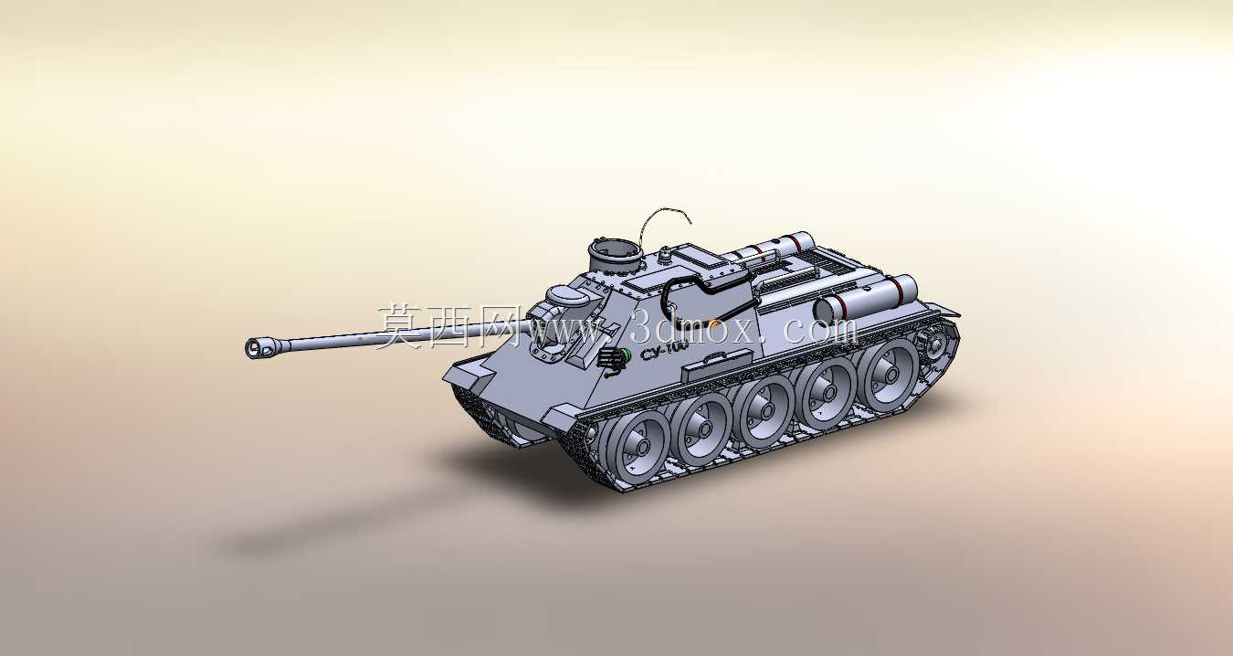 坦克SU-100 tenk