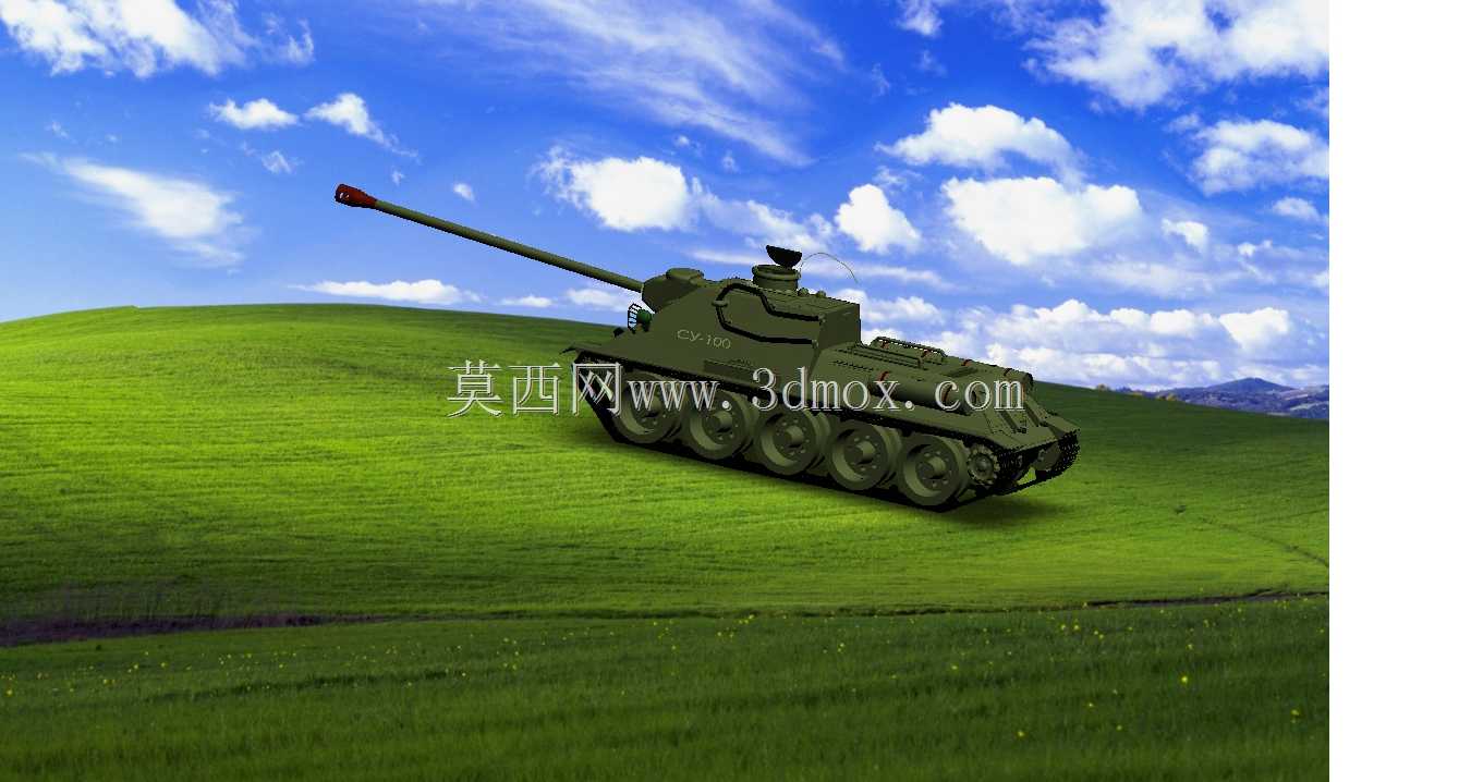 坦克SU-100 tenk