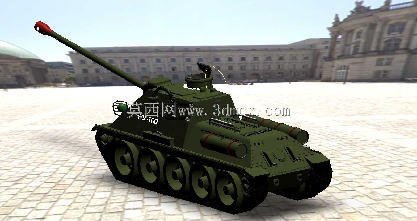 坦克SU-100 tenk
