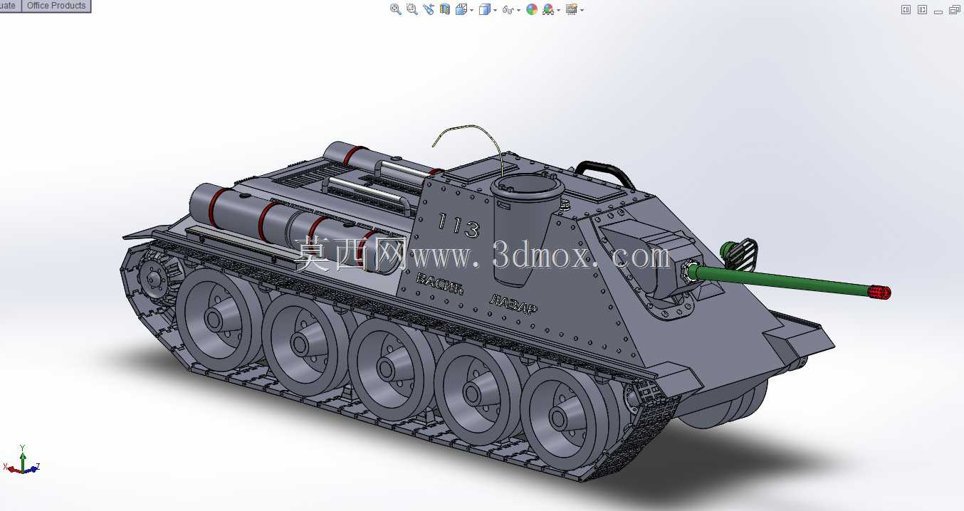 坦克SU-100 tenk