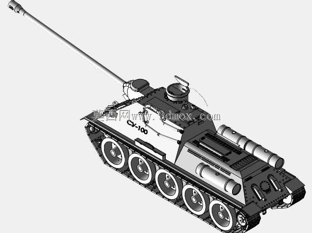 坦克SU-100 tenk
