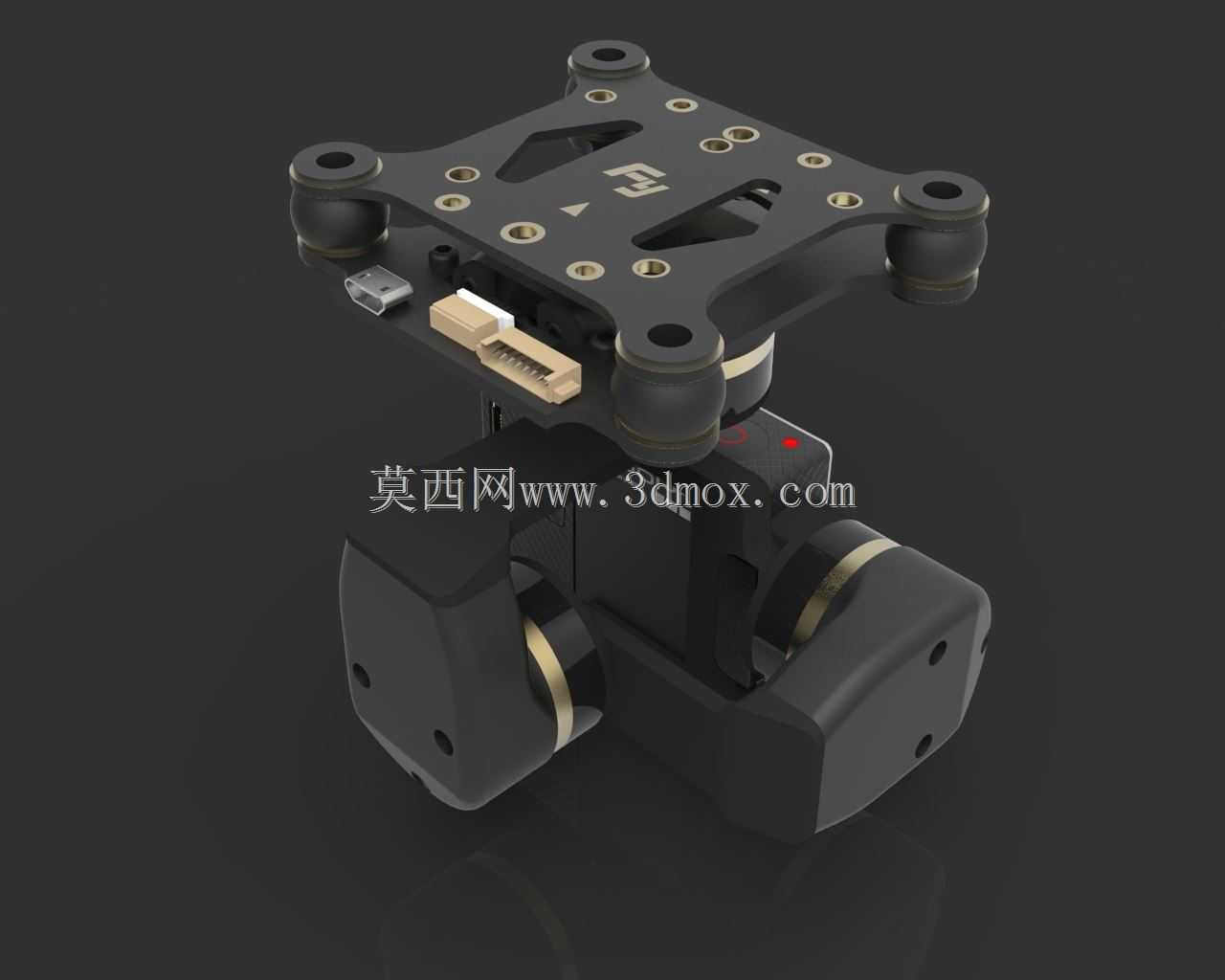 适用于GoPro的万向节迷你3D(Feiyutech)