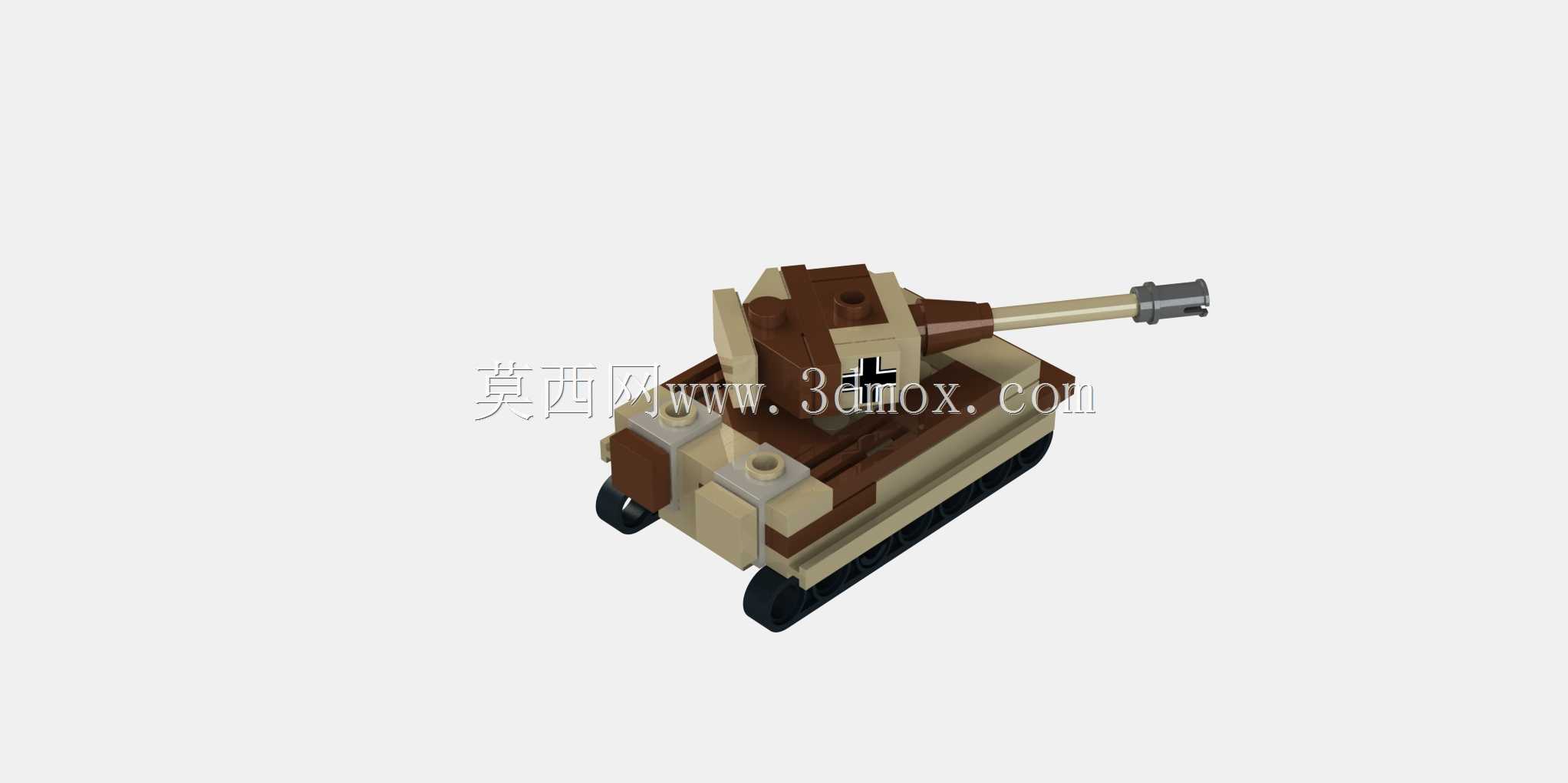乐高迷你虎1坦克