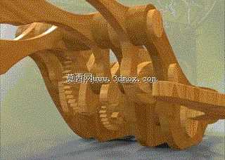 ��KeyShot����Ⱦ��ľ�ֶ���