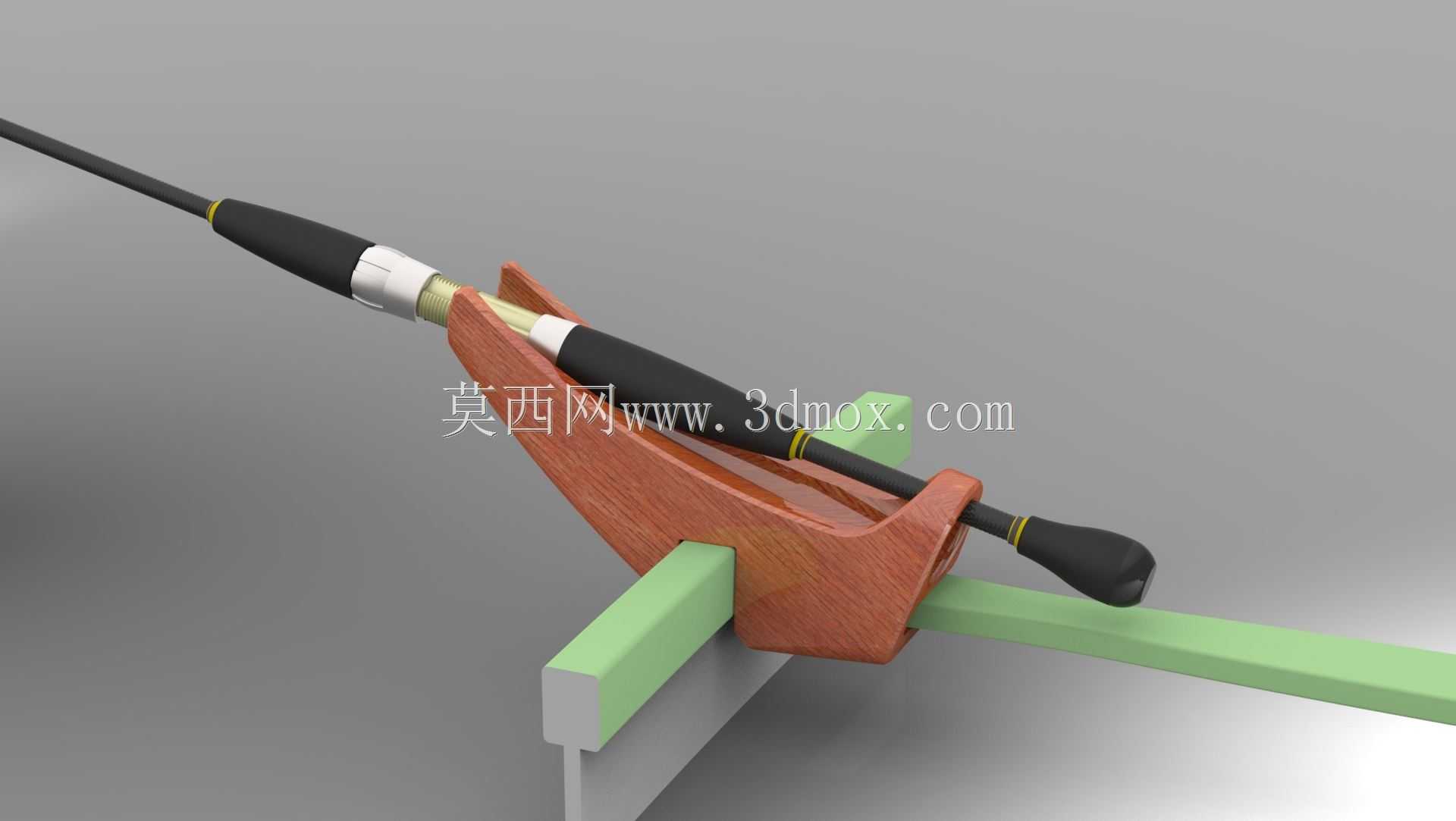 整体式杆支架