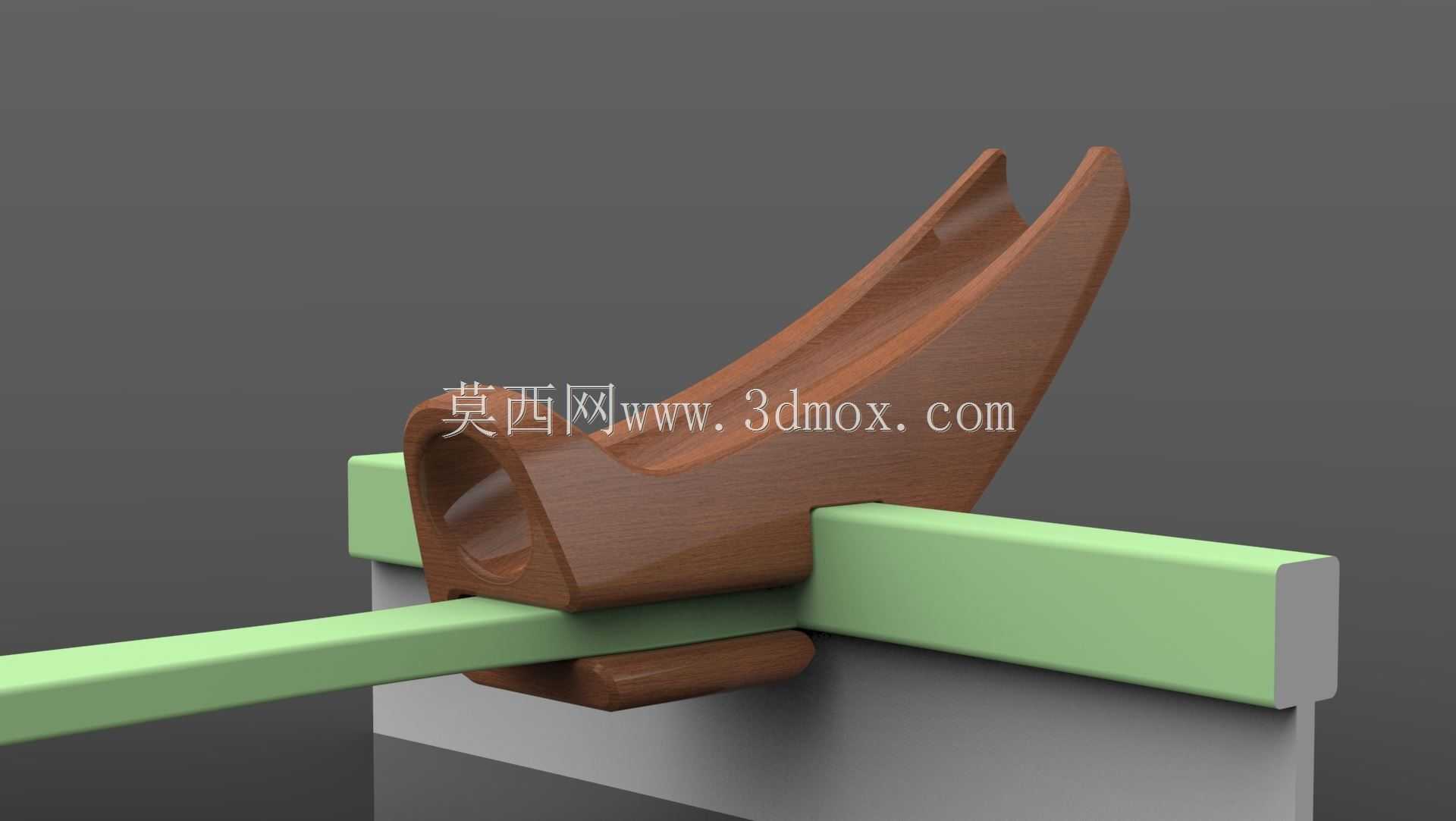 整体式杆支架
