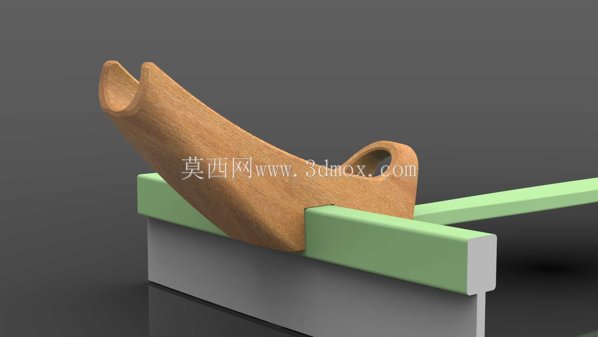 整体式杆支架