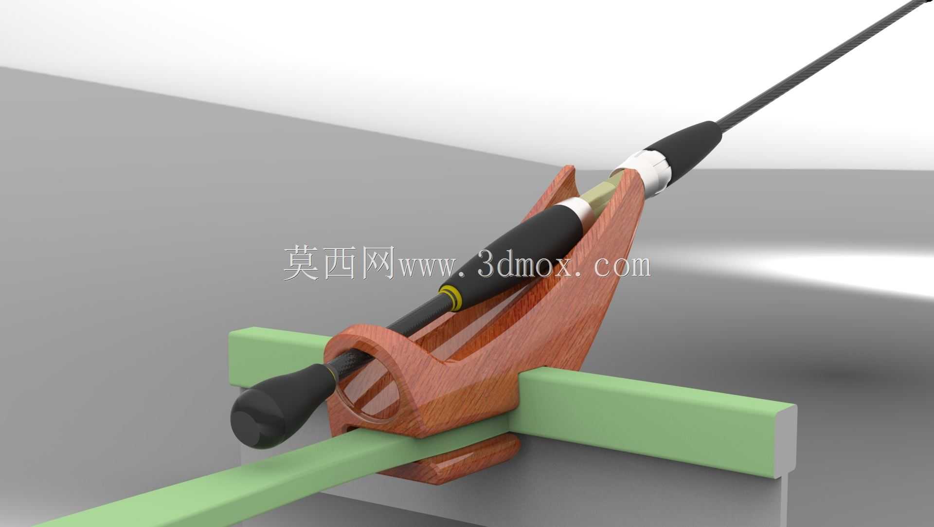 整体式杆支架