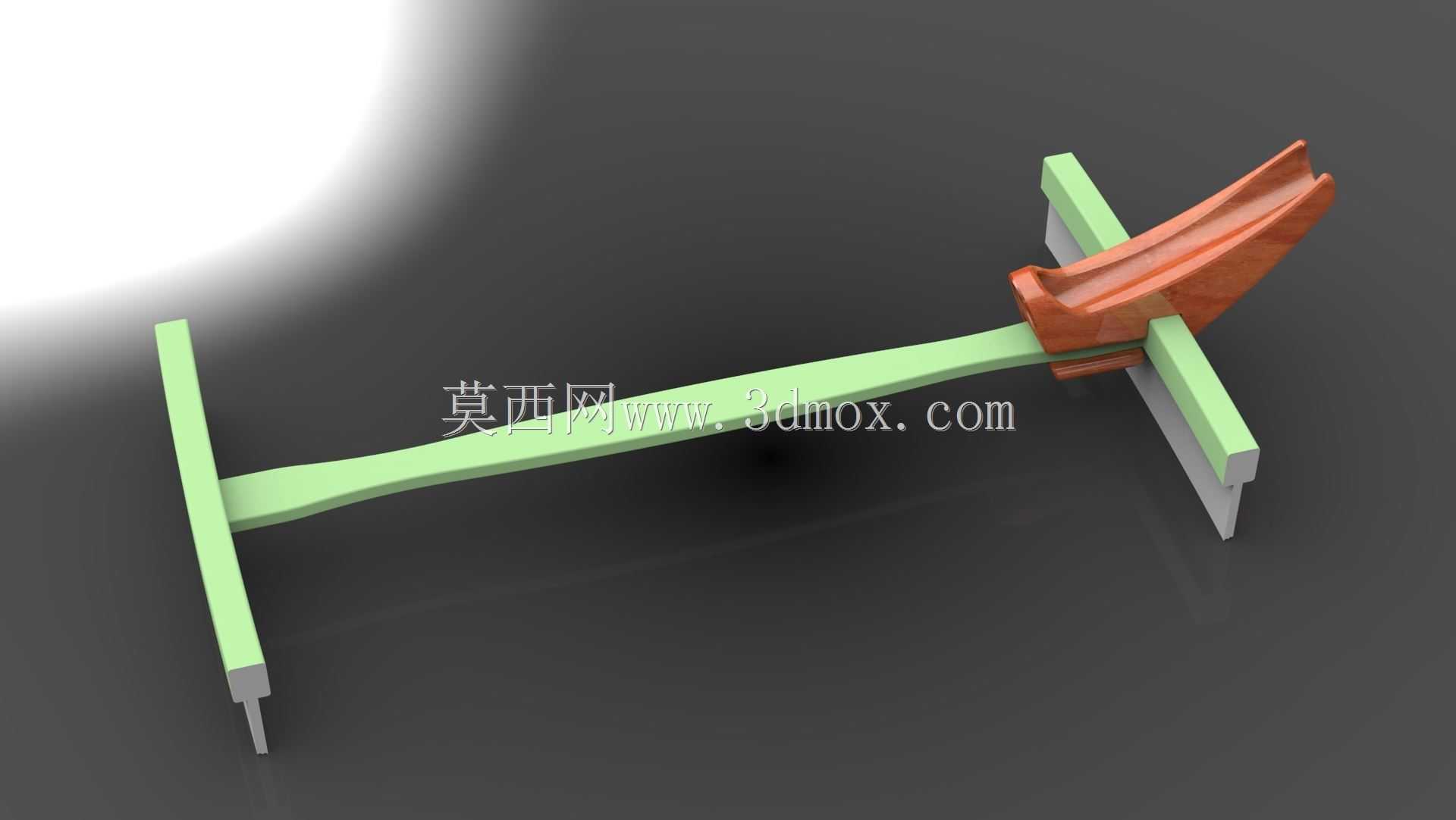 整体式杆支架