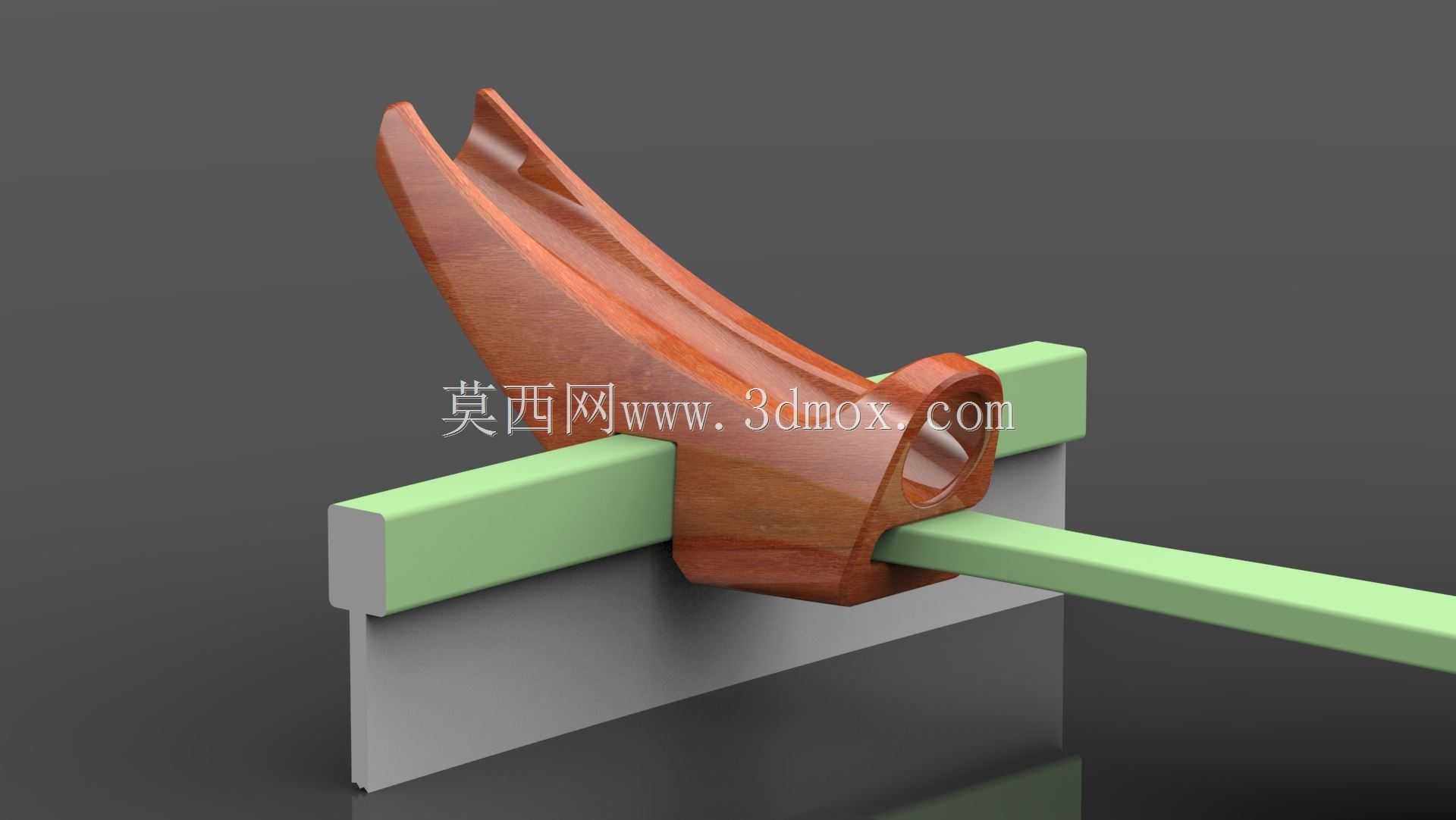 整体式杆支架