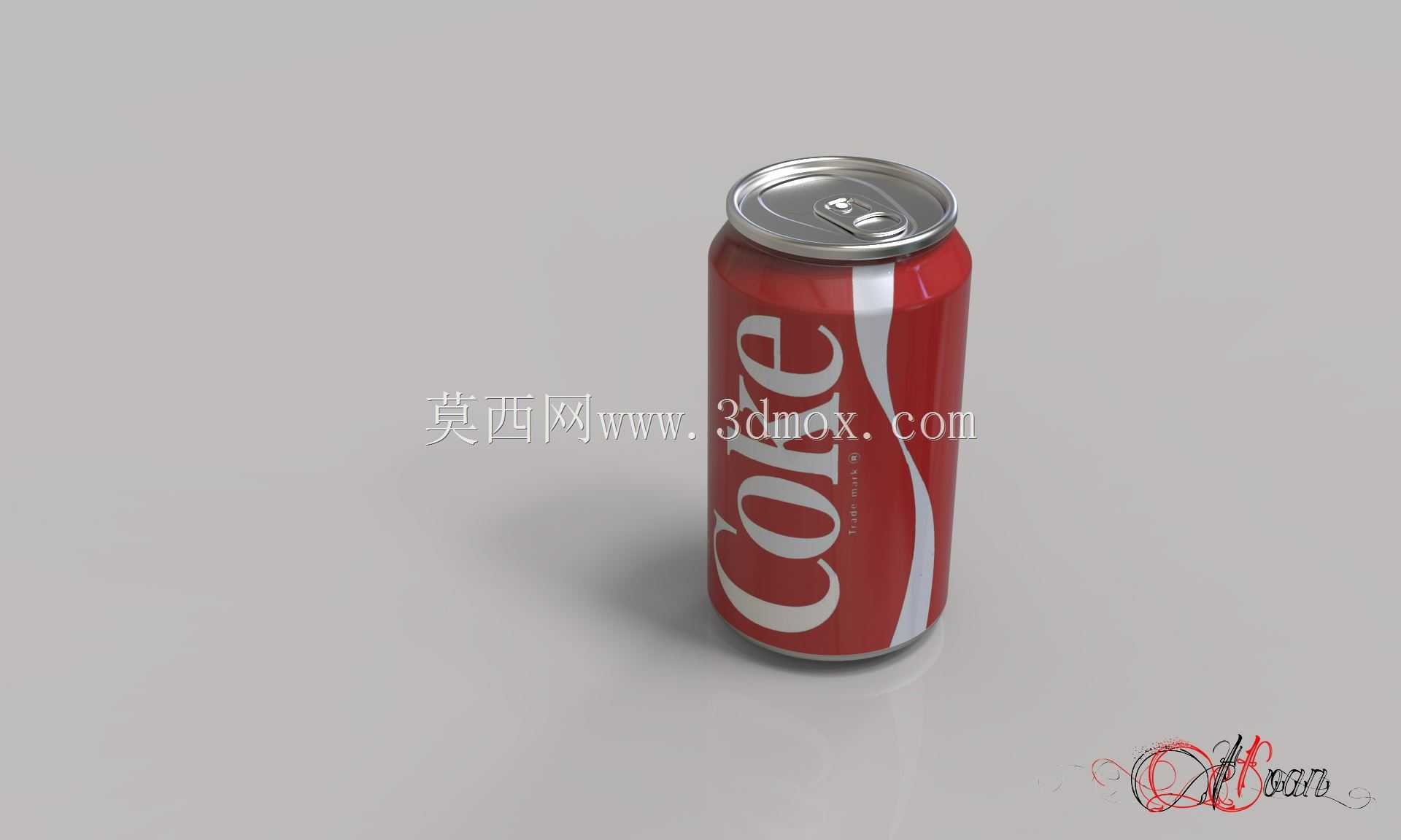 SolidWorks教程–逼真的可口可乐罐
