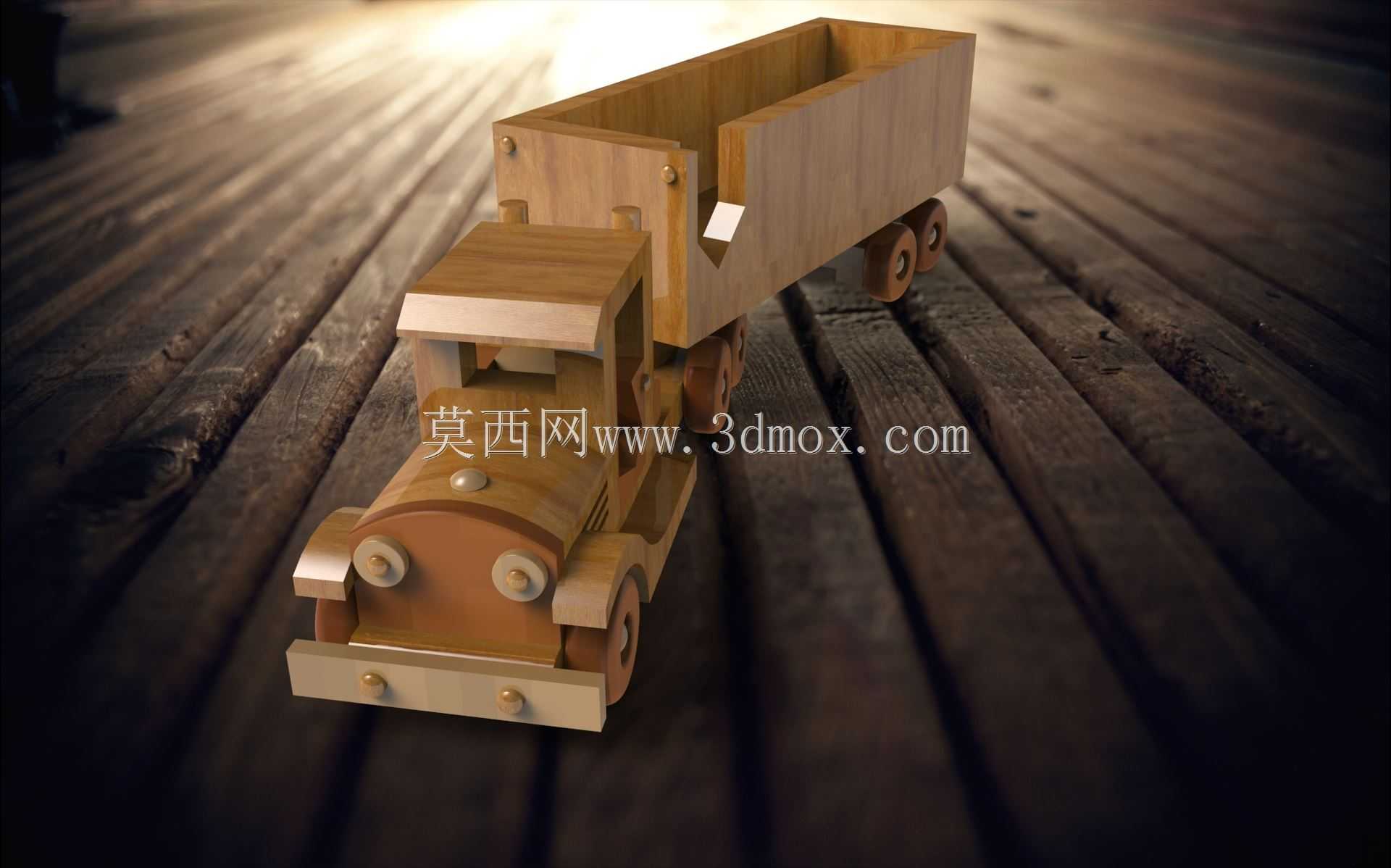 木制玩具卡车