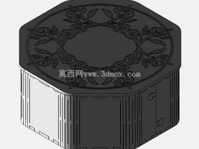 八角盒(dxf到Solidworks 2015)