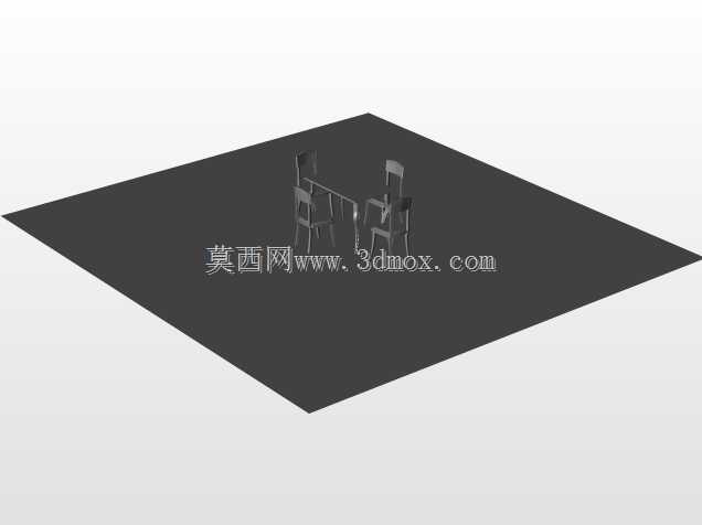咖啡厅桌椅3 100X60X75 cm