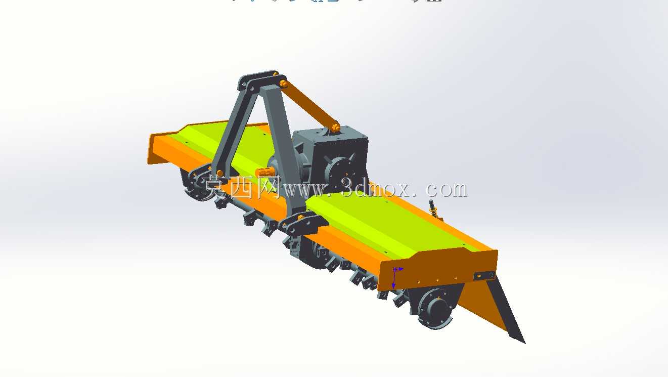 6号农业旋耕机(UG NX 8.5版,prt格式建模)
