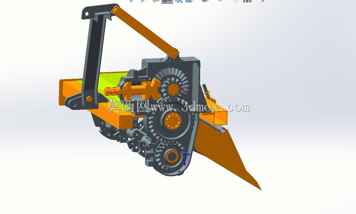 6号农业旋耕机(UG NX 8.5版,prt格式建模)