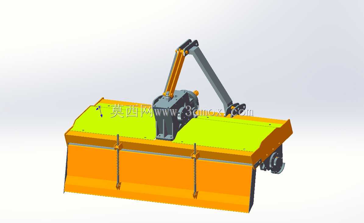 6号农业旋耕机(UG NX 8.5版,prt格式建模)