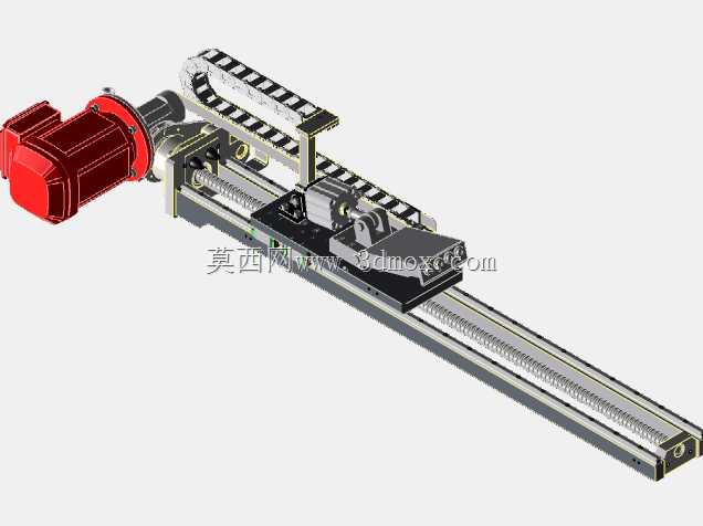 滚珠丝杠发动机的CAD-2D绘图三维设计