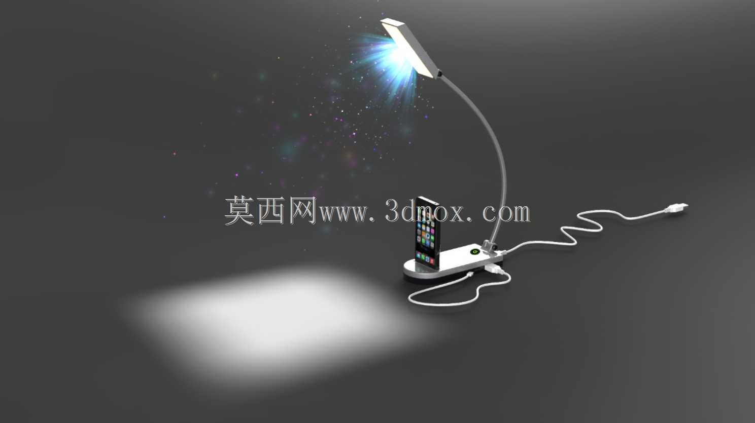 ��USB�ӿں͵绰����LED̨��
