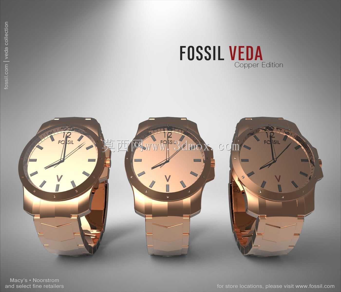 Concept Fossil Watch\u0026展台