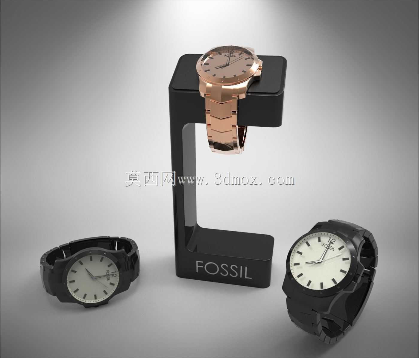 Concept Fossil Watch\u0026展台