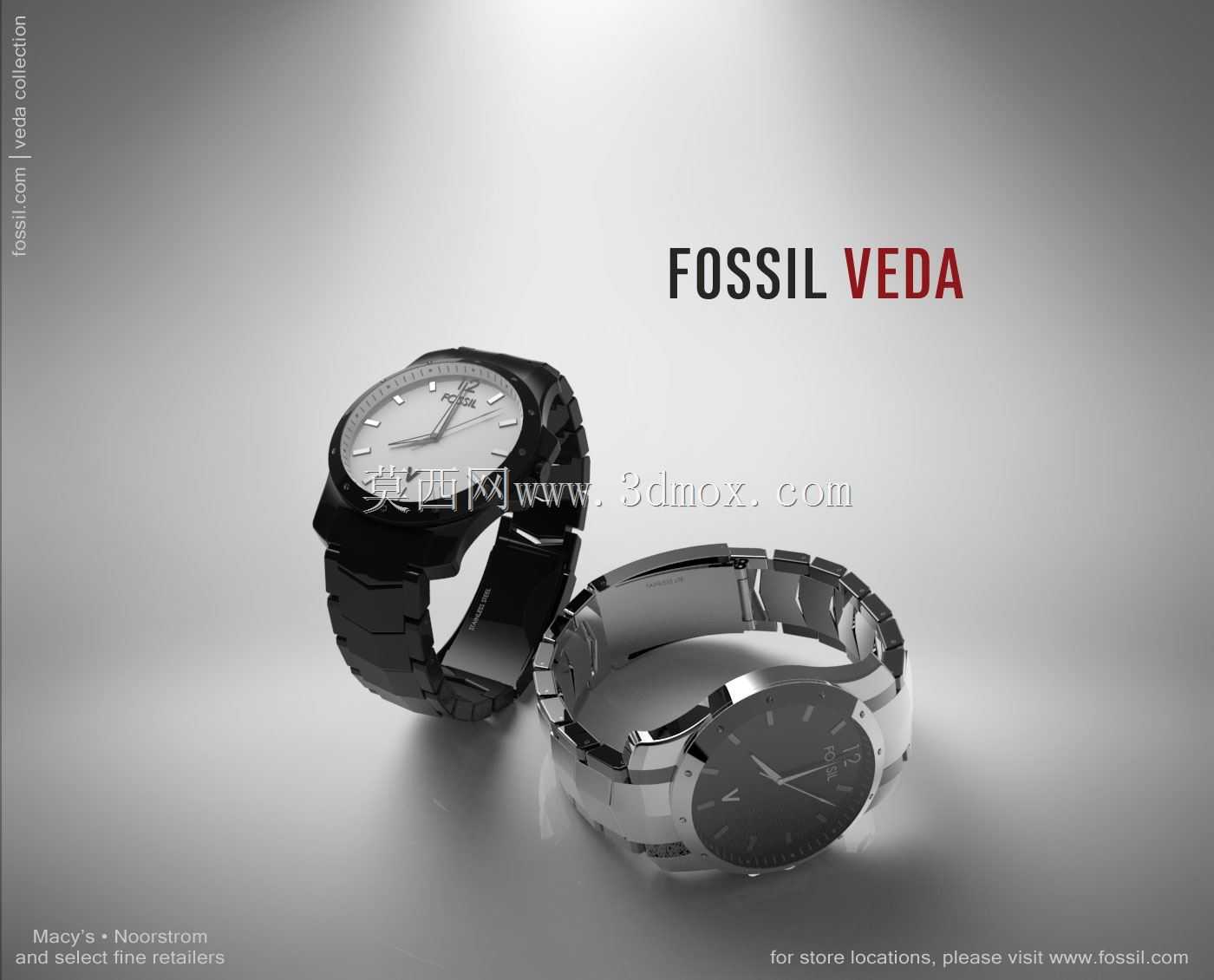 Concept Fossil Watch\u0026展台