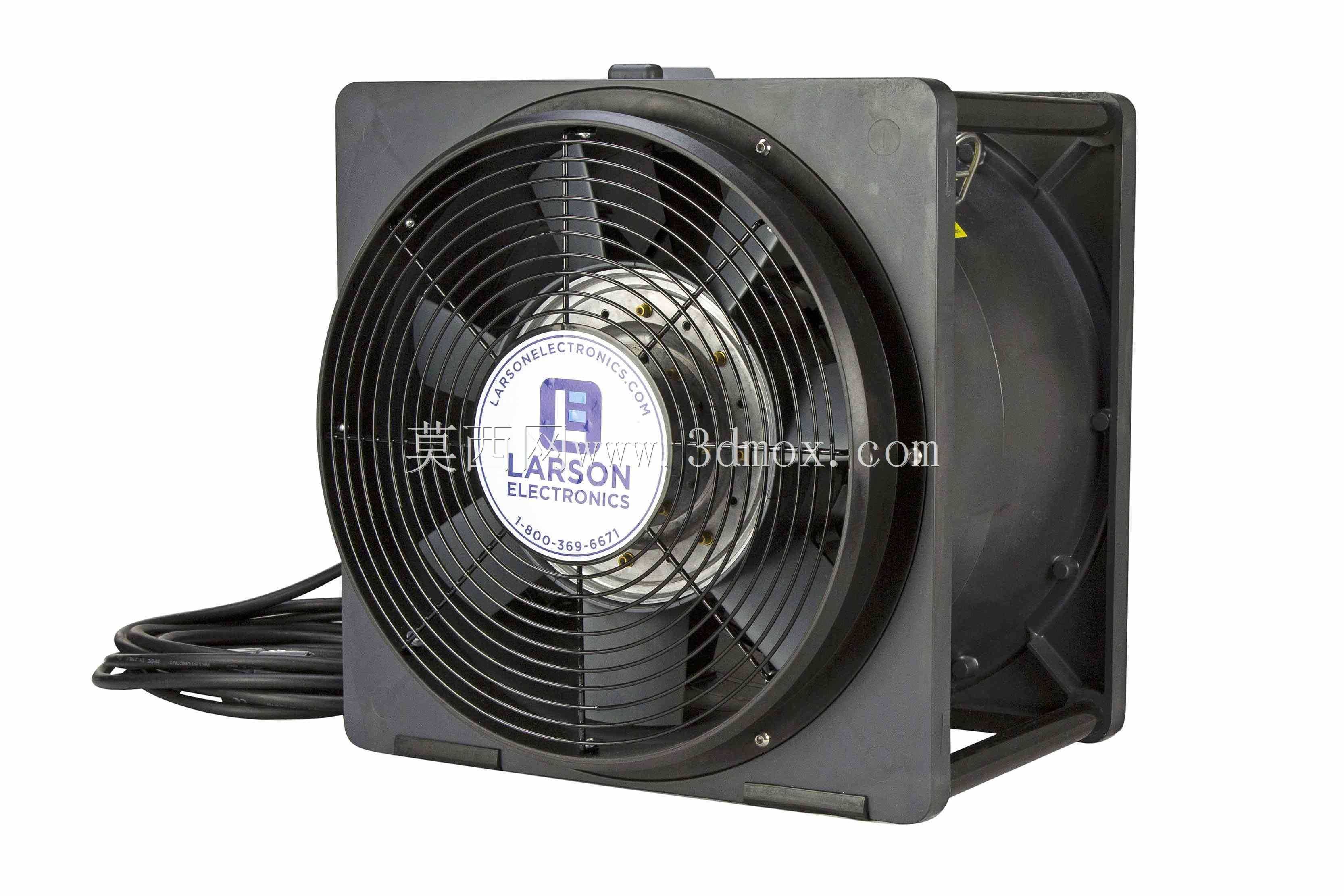 电动防爆鼓风机/通风机-4450 CFM-16\“-C1D1-50'16/3 SOOW带EPP线帽
