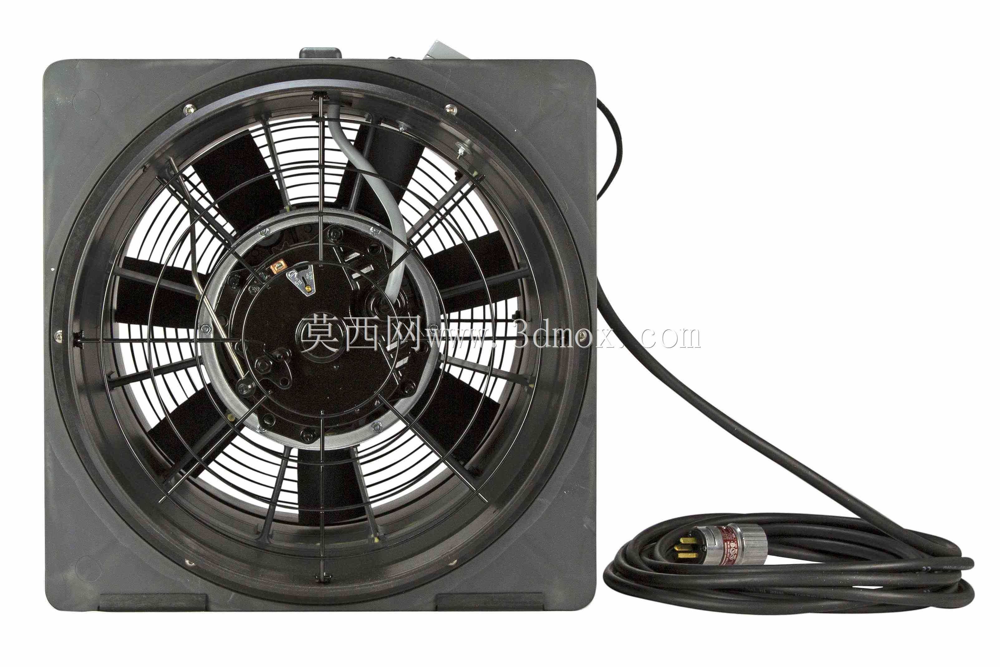 电动防爆鼓风机/通风机-4450 CFM-16\“-C1D1-50'16/3 SOOW带EPP线帽