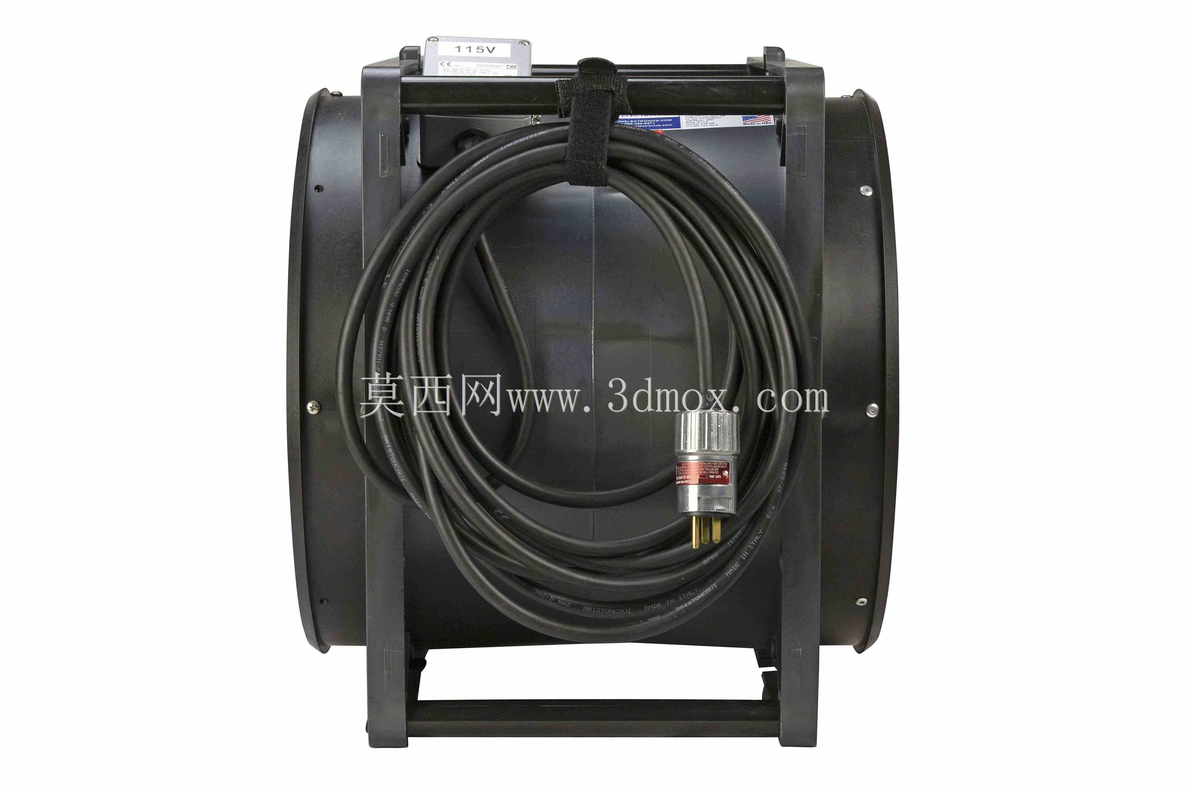 电动防爆鼓风机/通风机-4450 CFM-16\“-C1D1-50'16/3 SOOW带EPP线帽