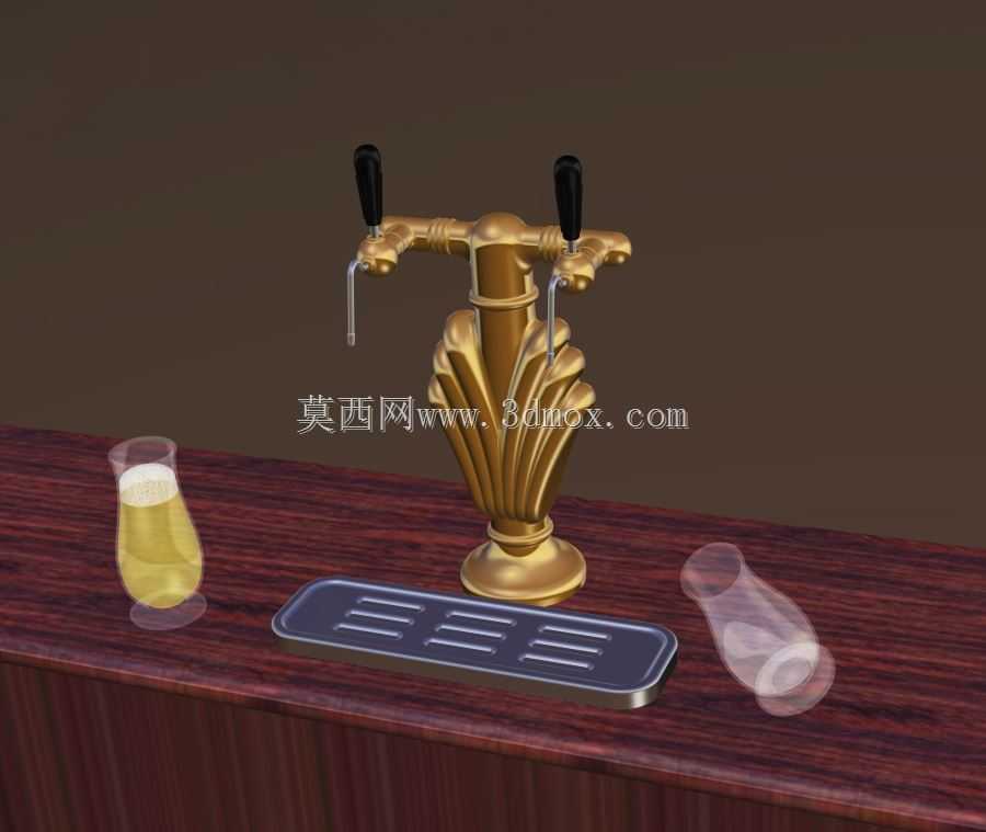 双啤酒龙头-装饰艺术概念研究