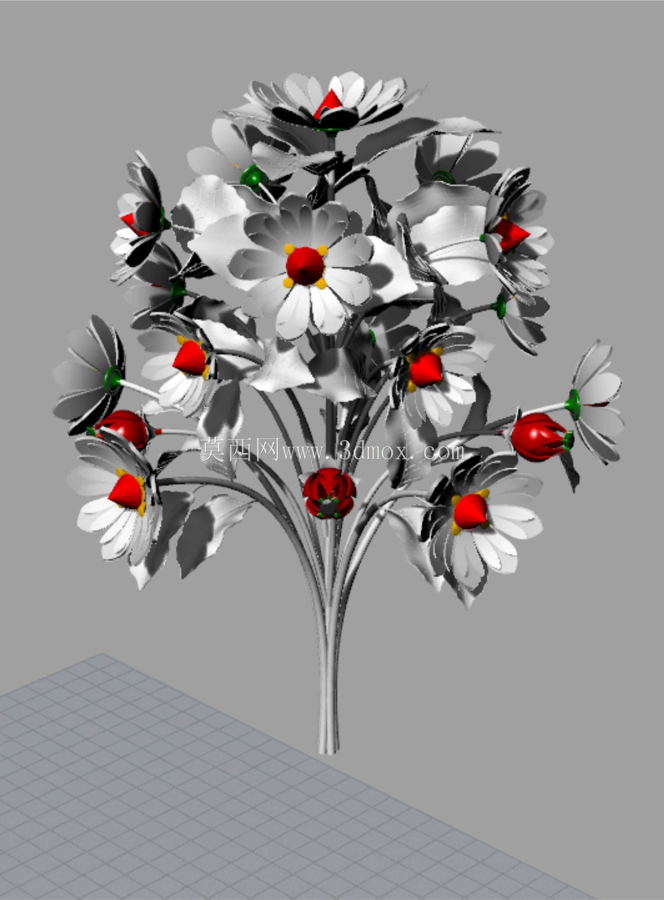 金属花