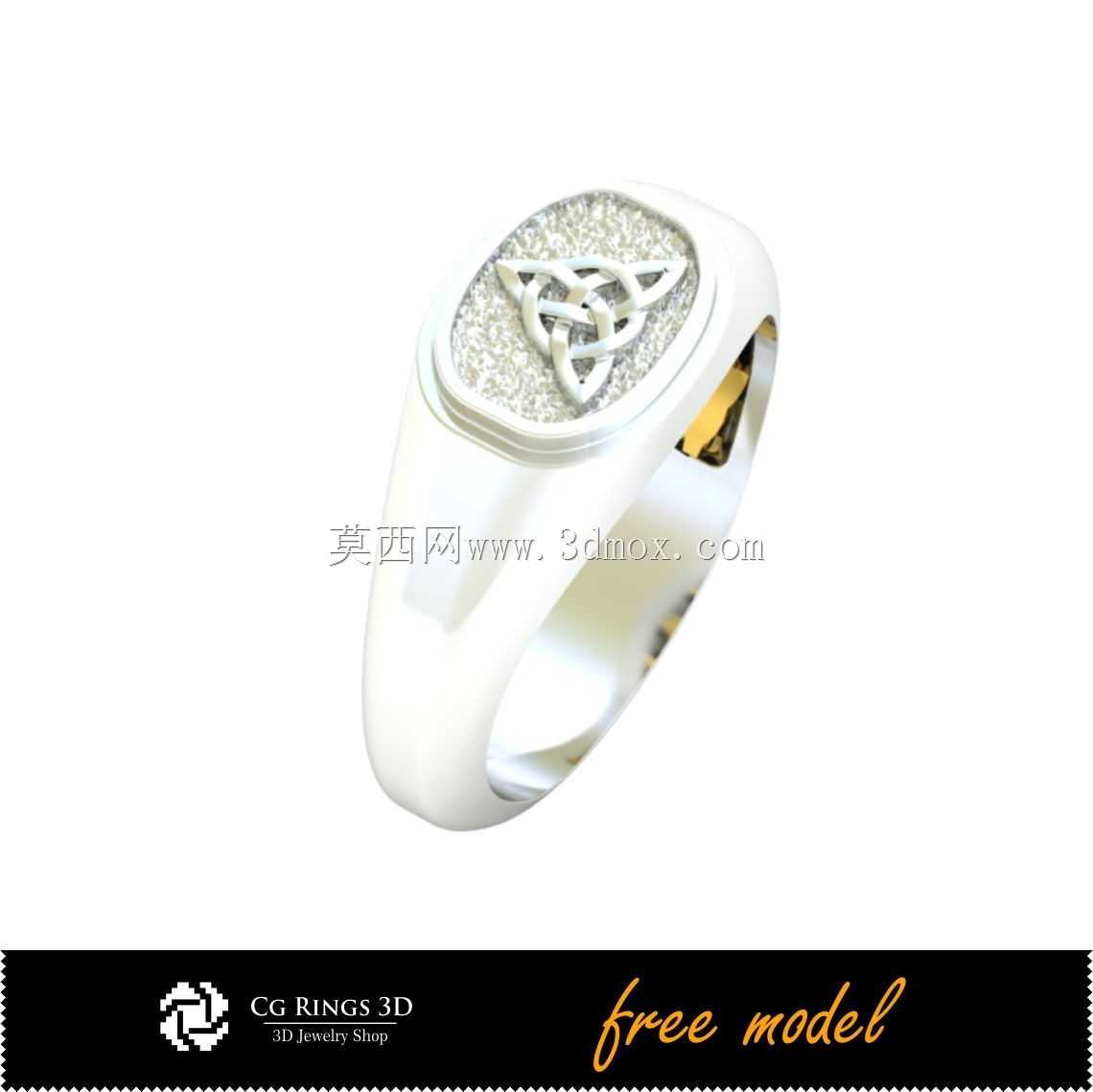 3D CAD独特的凯尔特环