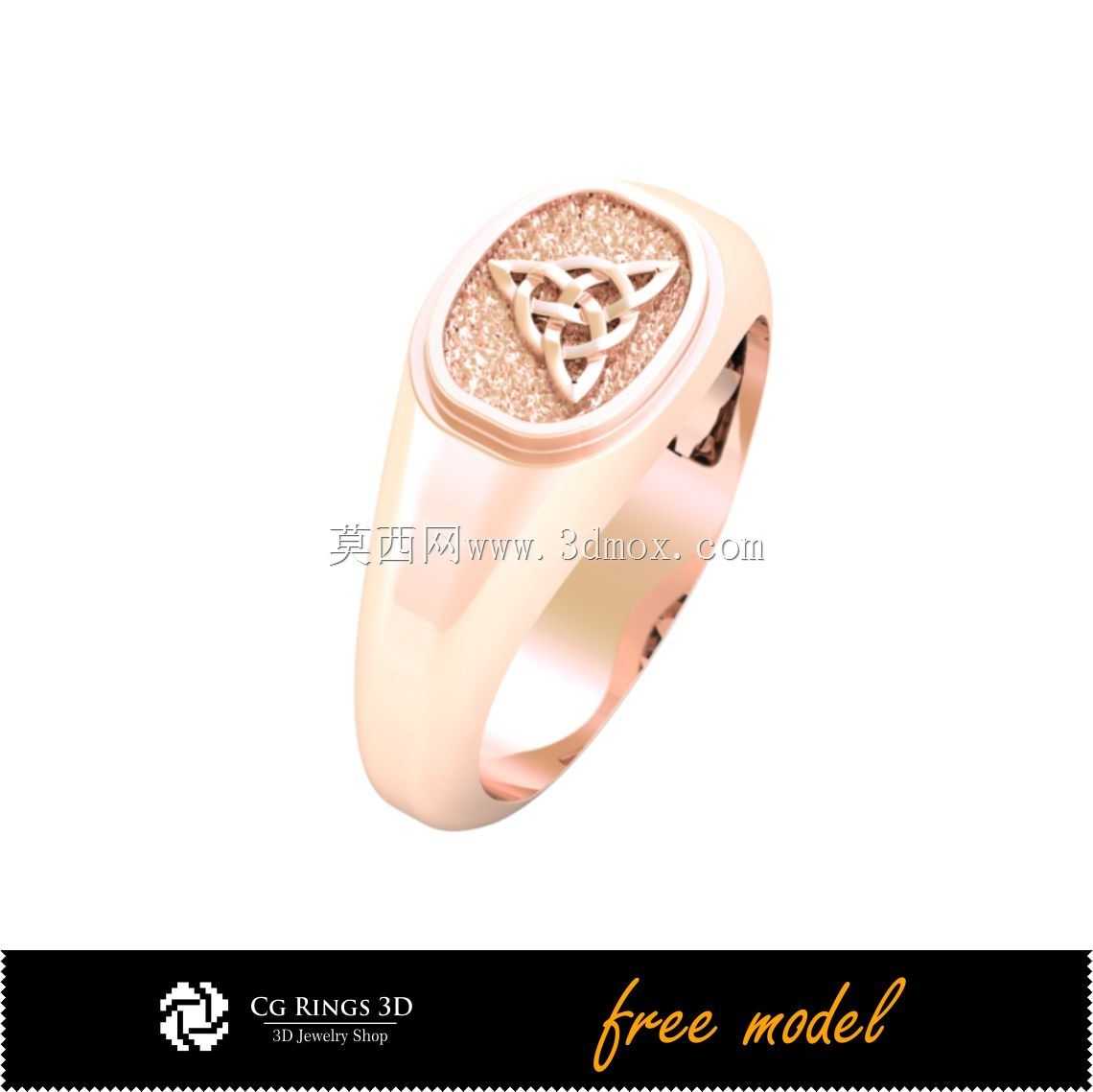 3D CAD独特的凯尔特环